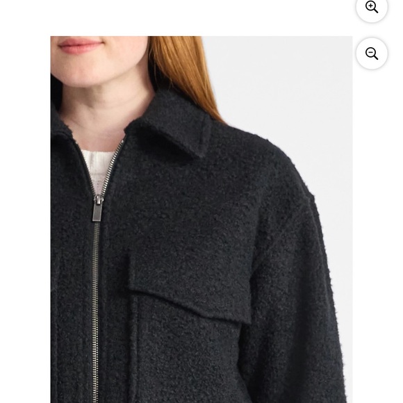 Boucle bomber Jacket - Picture 2 of 5